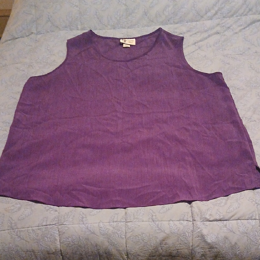 Maggie Sweet Purple Tank Top Size 2X